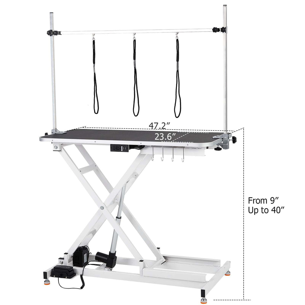 47" Height Adjustable Electric Pet Grooming Table I3432
