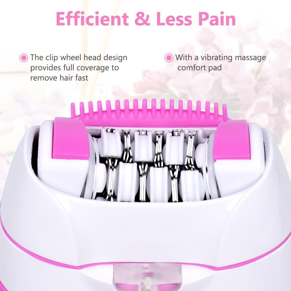 2 Speed LED Light Epilator Facial Hair Remover H9237