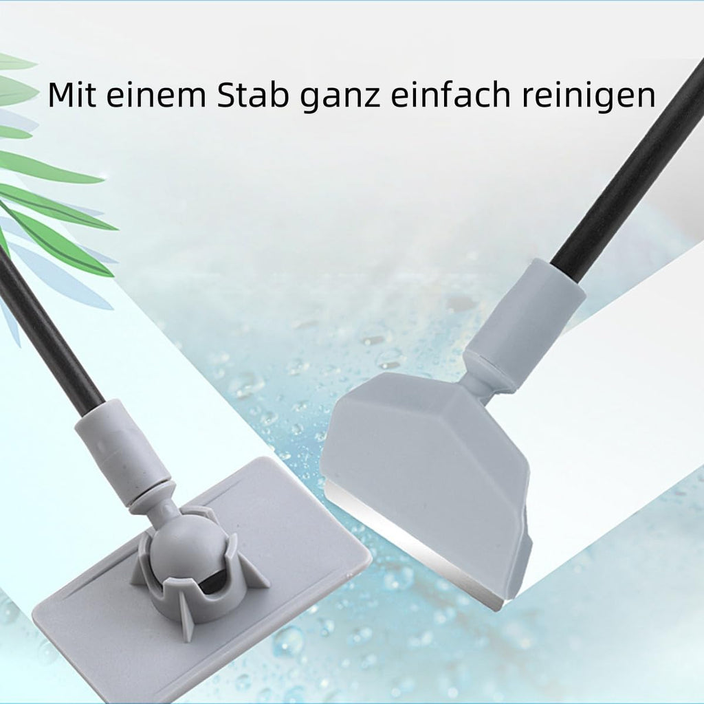 5 in 1 Cleaning Tools Set with Algae Scraper Brush and Fish Net 50cm I933