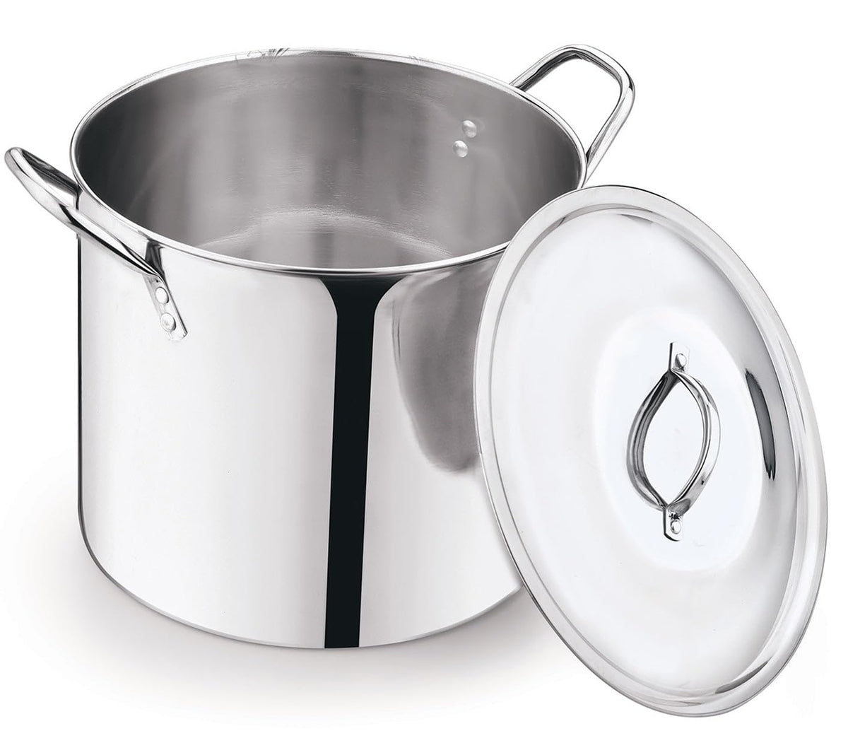 12 Quart Stainless Steel Stock Pot with Metal Lid S150