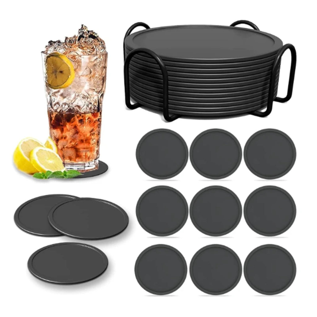 36 Pc Silicone Coasters Y369