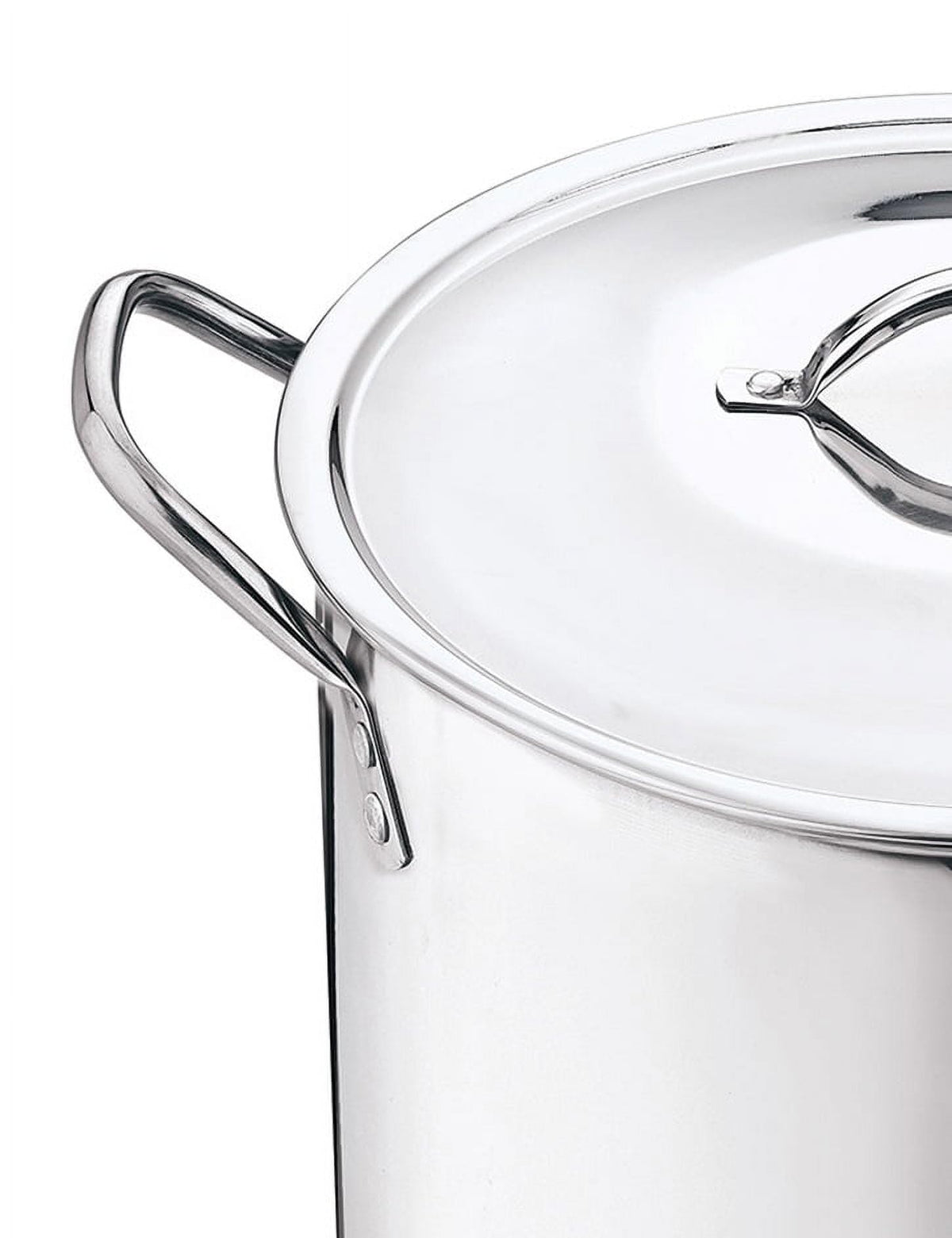 12 Quart Stainless Steel Stock Pot with Metal Lid S150
