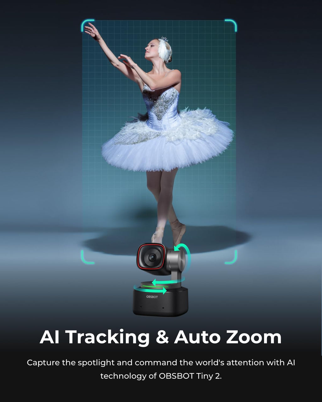 4K PTZ Webcam with Voice Control L52593
