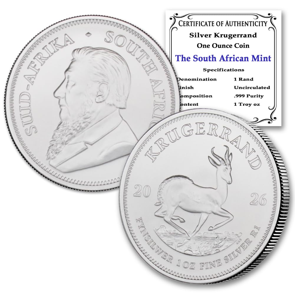 1 oz South African Silver Krugerrand Coin O53664