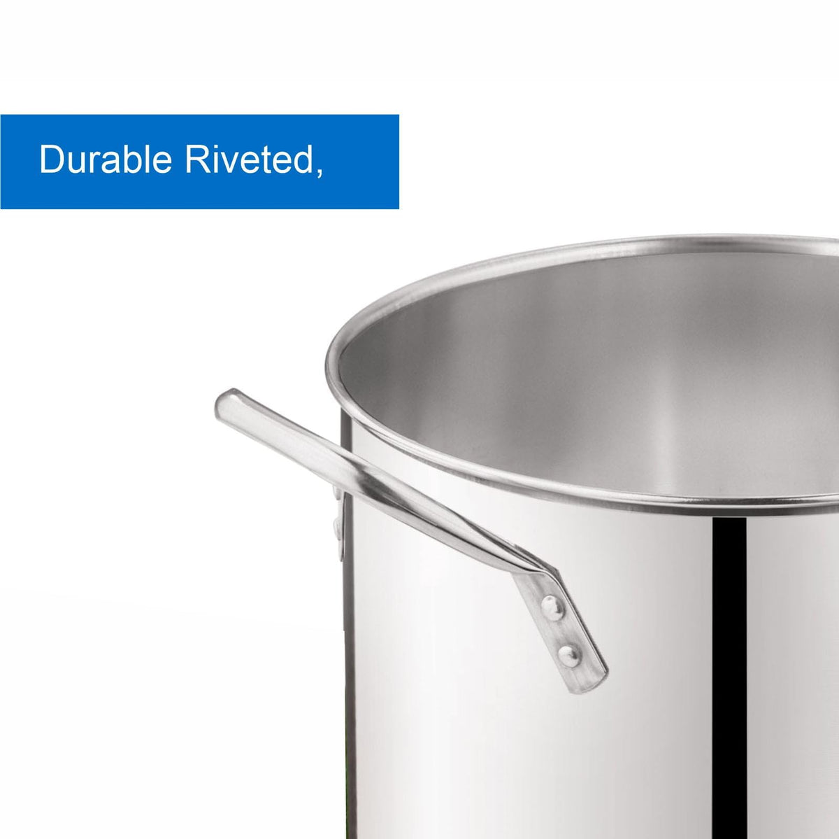 12 Quart Stainless Steel Stock Pot with Metal Lid S150