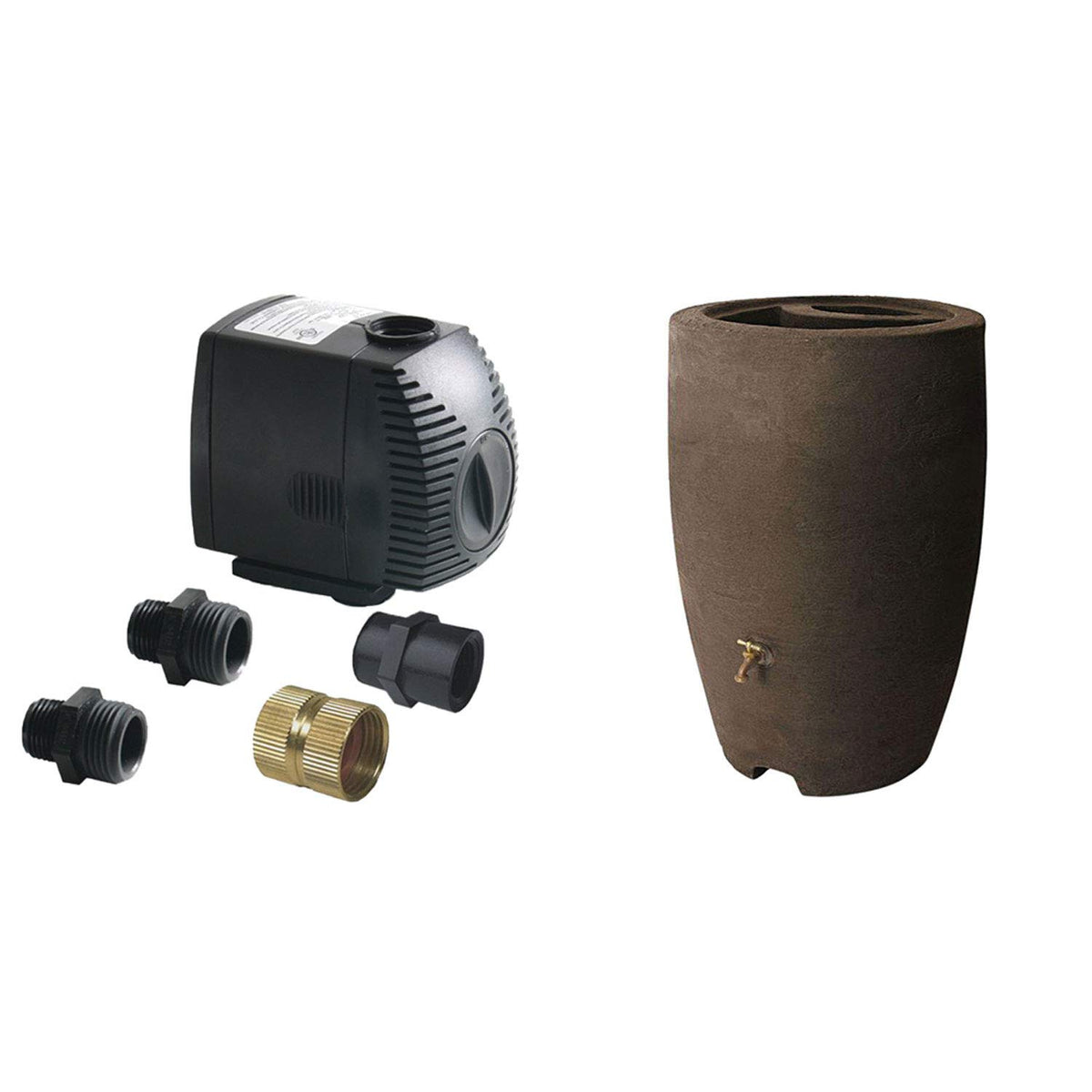 500 GPH 50 Gal Rain Barrel Watering System Pump Q118
