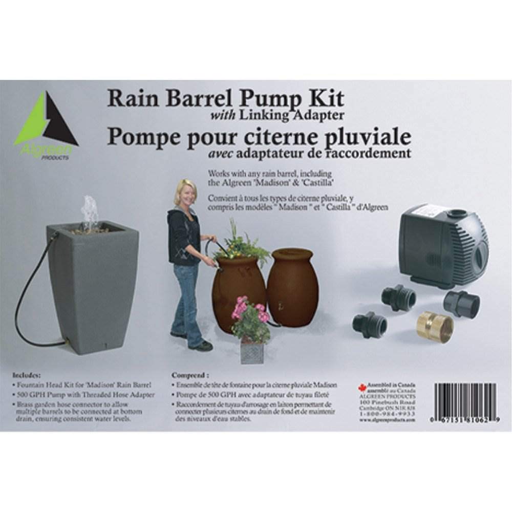 500 GPH 50 Gal Rain Barrel Watering System Pump Q118