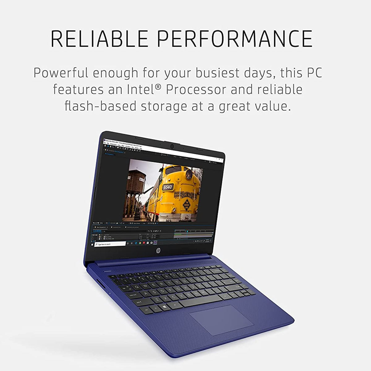 14" HD Laptop, Intel Celeron, 4GB Memory, 64GB eMMC, Blue B437
