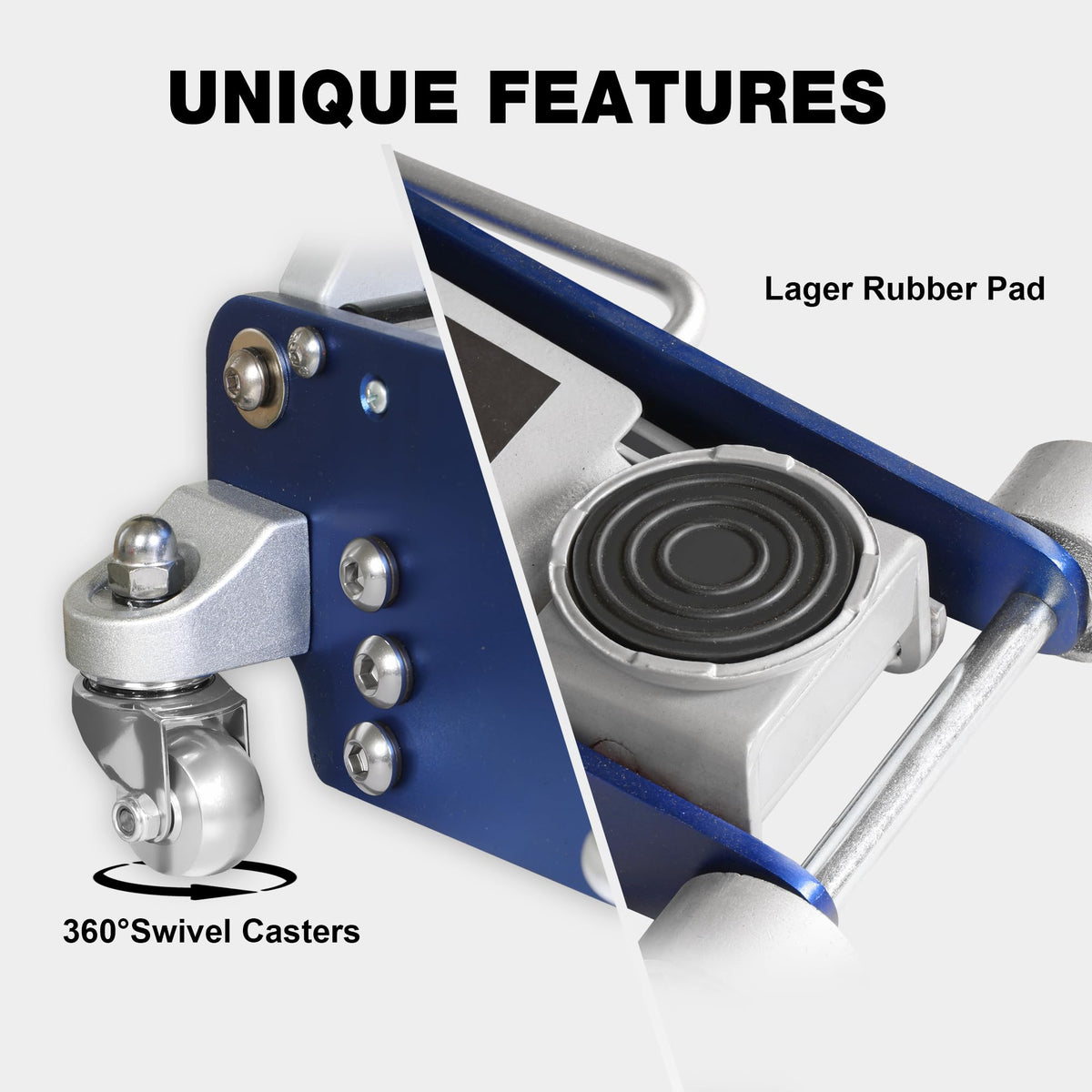 3 Ton Low Profile Aluminum and Steel Floor Jack with Jack Stands V270