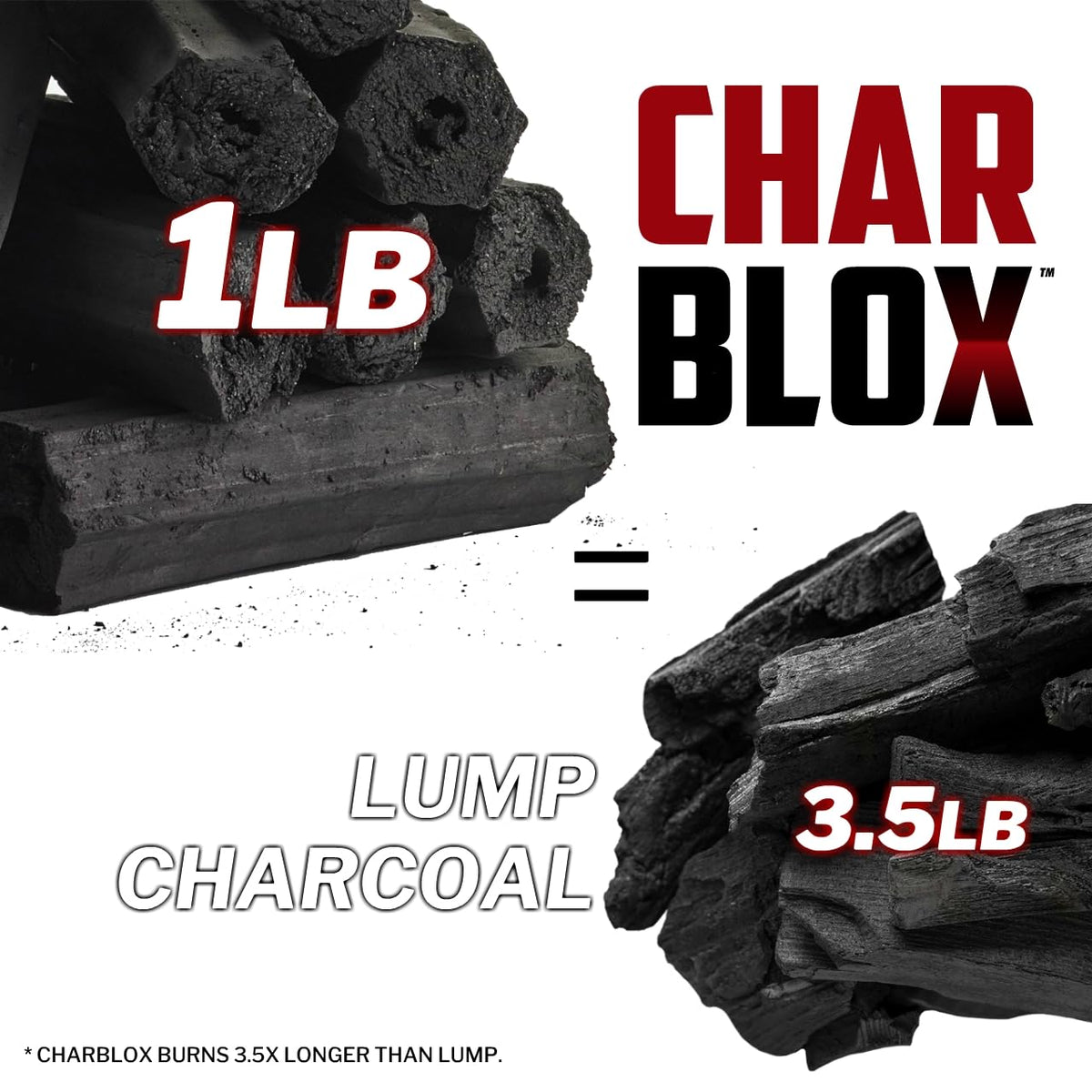 10LB Natural Grilling Charcoal Logs B2724