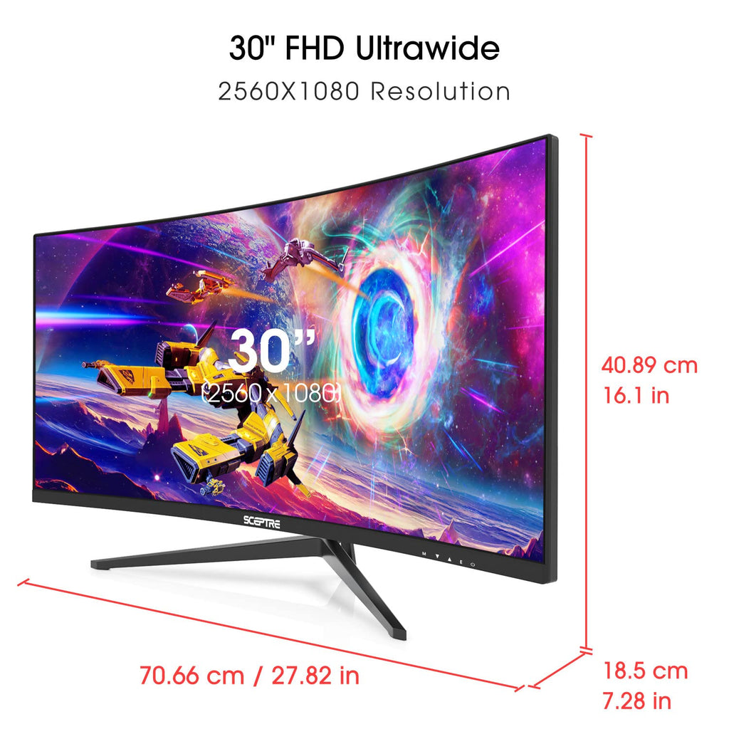 30-inch Curved Ultra Wide Gaming Monitor 200Hz M6381