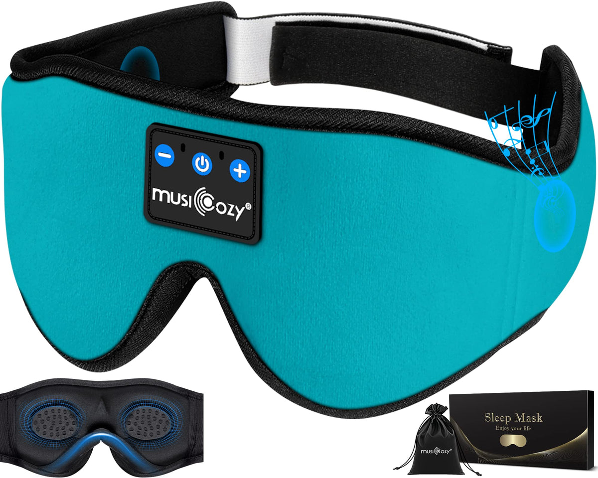 3D Bluetooth Wireless Headband Sleep Mask, Pack of 2 M3119