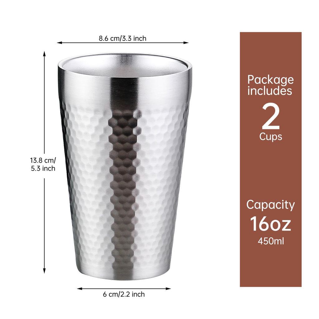 16oz Double Layer Stainless Steel Cup A49414