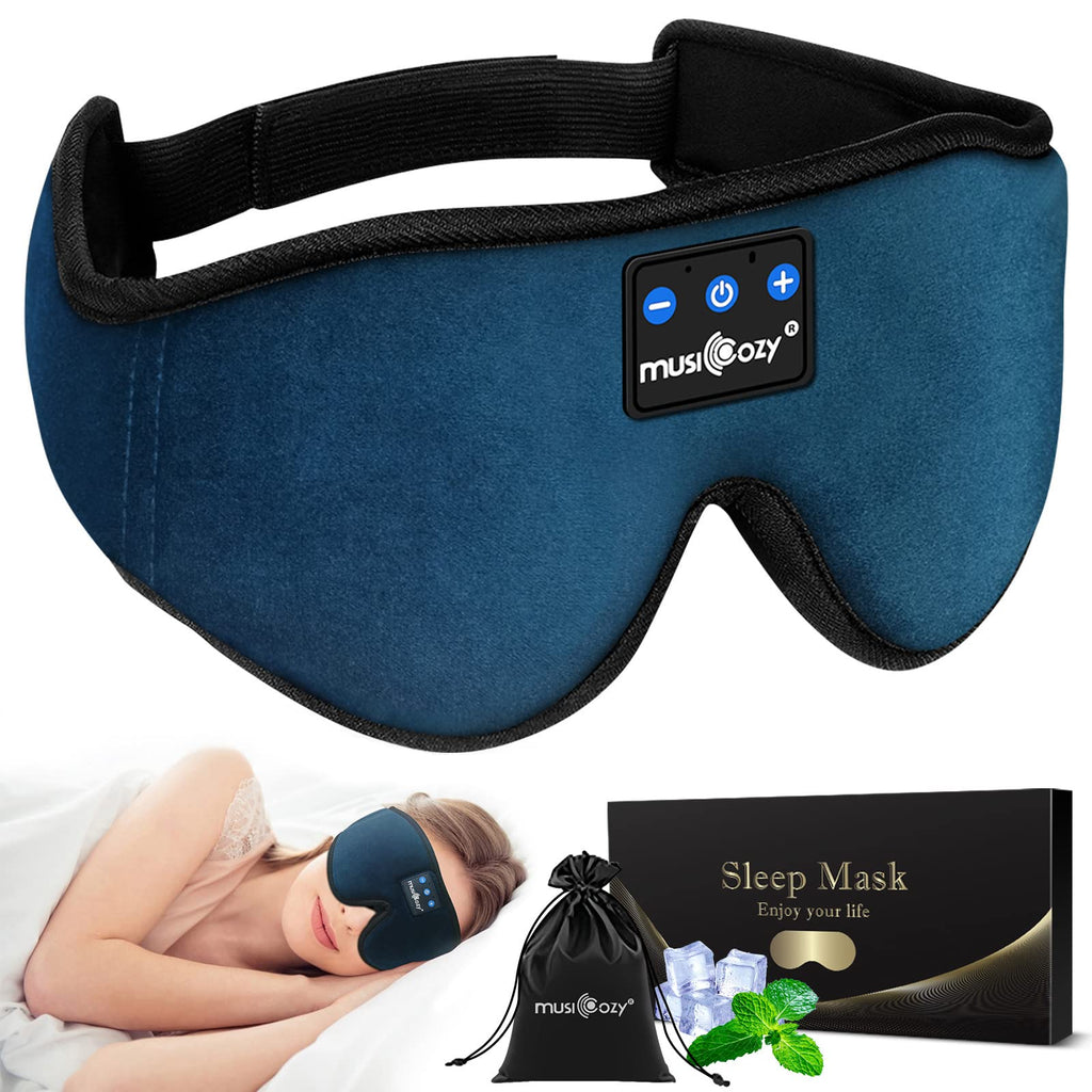 3D Bluetooth Wireless Headband Sleep Mask, Pack of 2 M3119