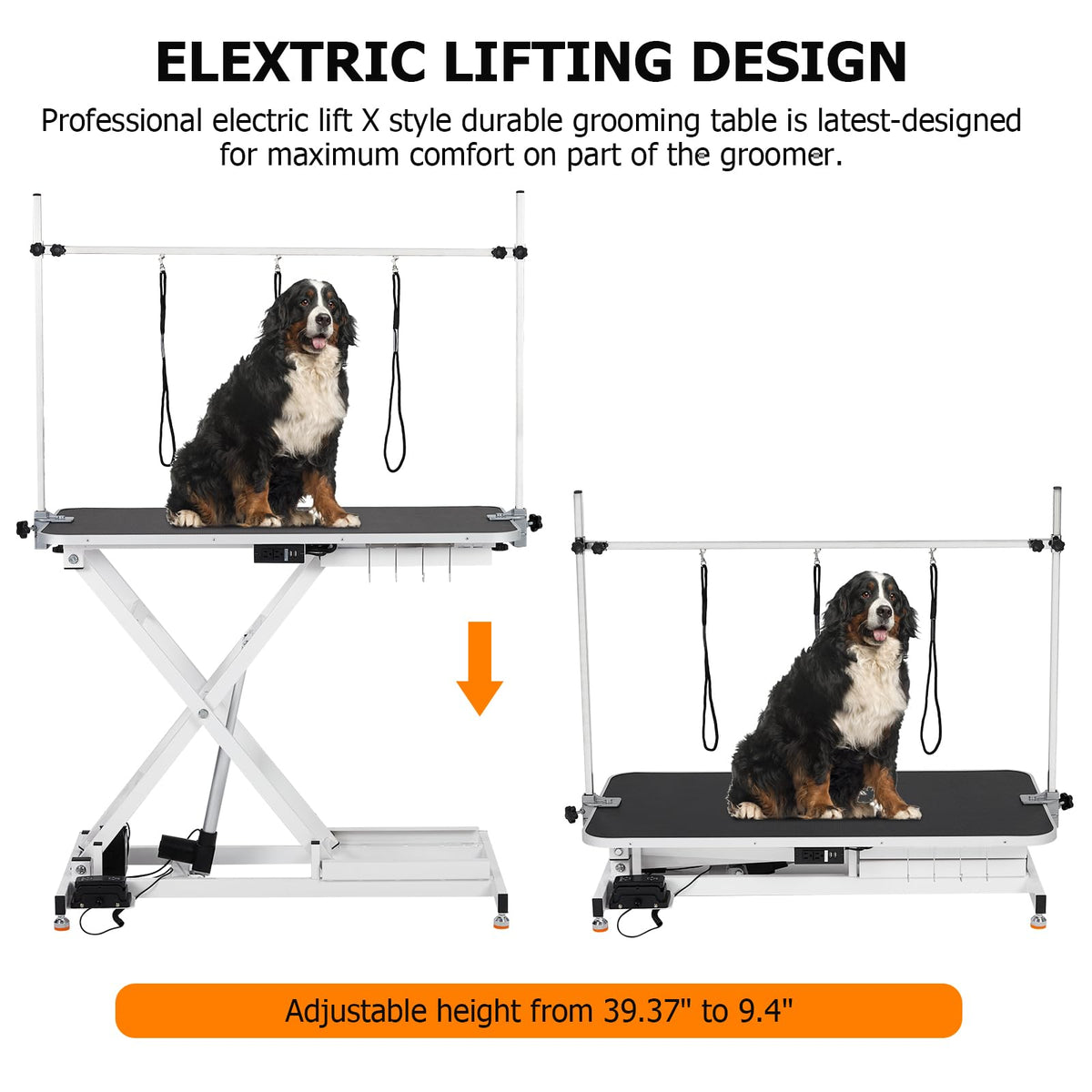 47" Height Adjustable Electric Pet Grooming Table I3432