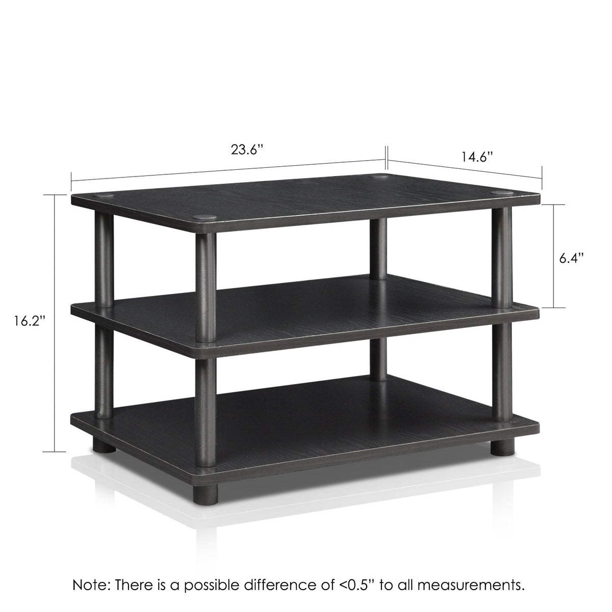 3-Tier Corner TV Stand for TV up to 25 Inch X8644