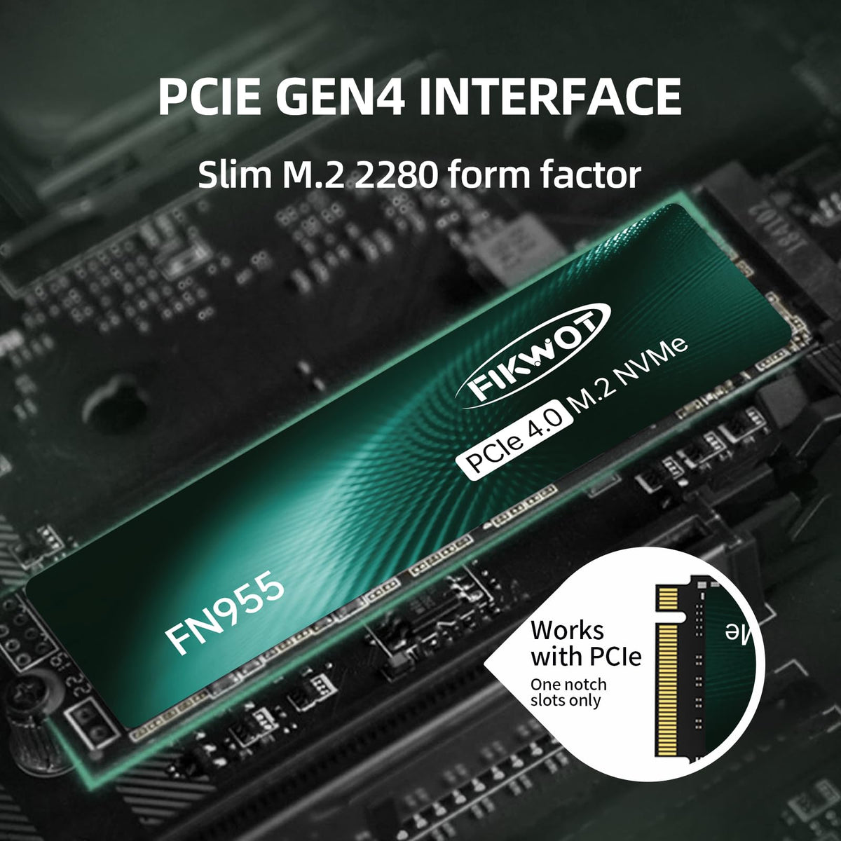 2TB NVMe M.2 2280 PCIe Gen4x4 Internal Solid State Drive W37813