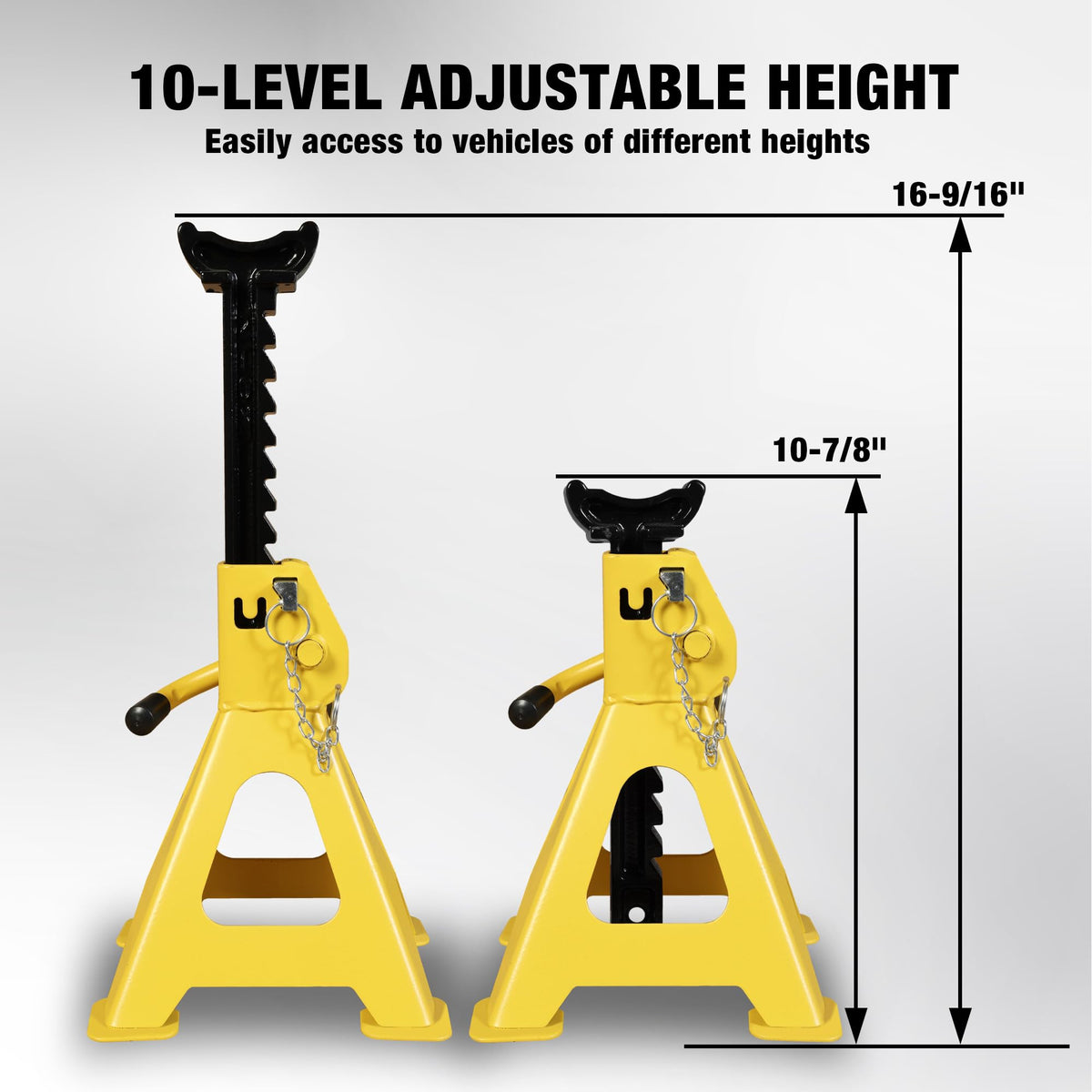 3 Ton Low Profile Aluminum and Steel Floor Jack with Jack Stands V270