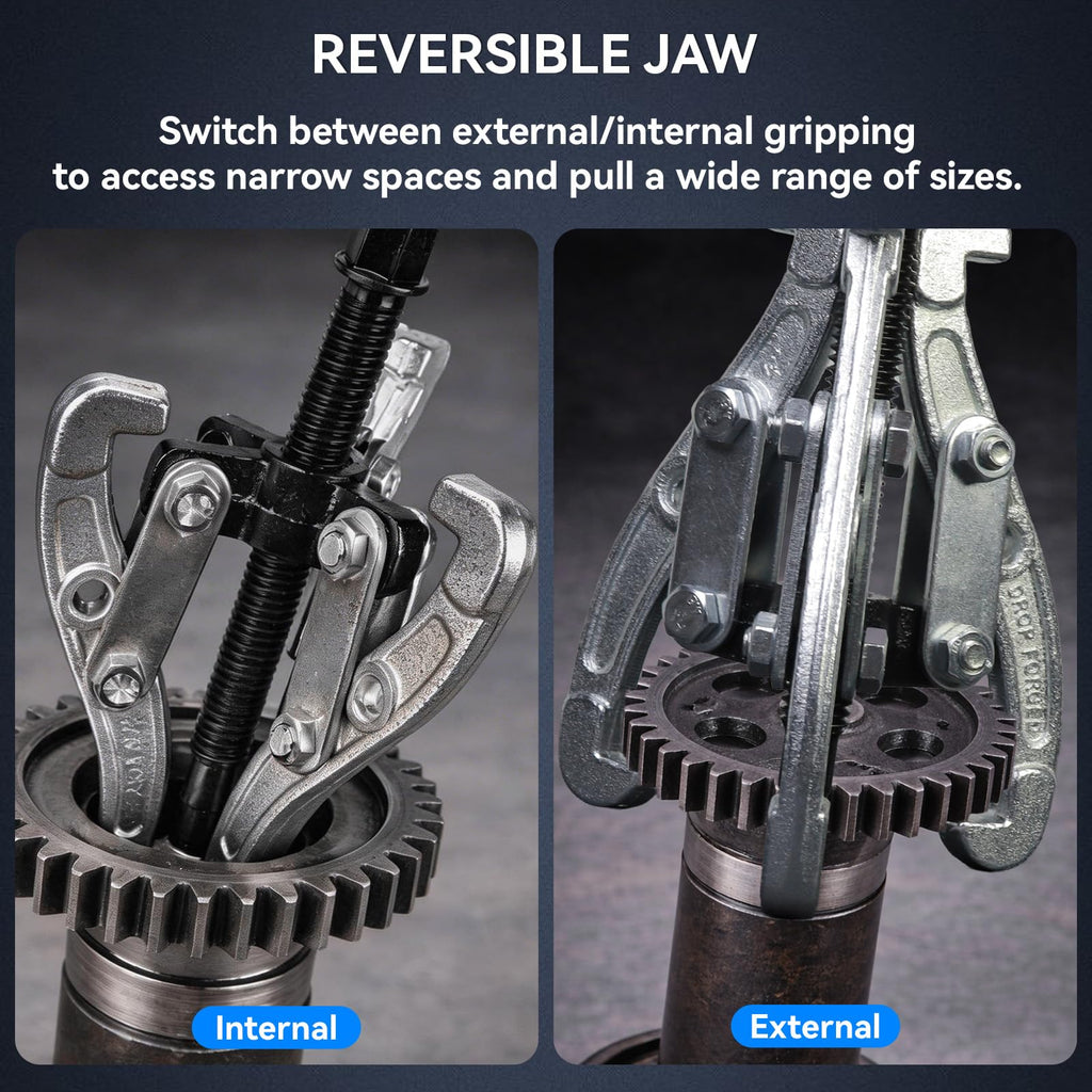 3 Pcs Reversible 3 Jaw Puller Set Q817219