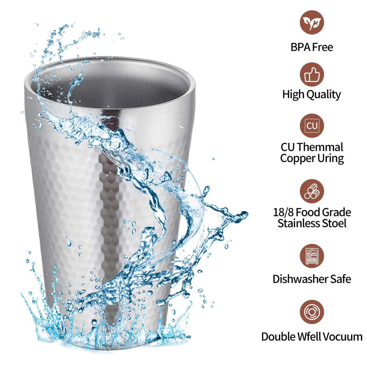16oz Double Layer Stainless Steel Cup A49414