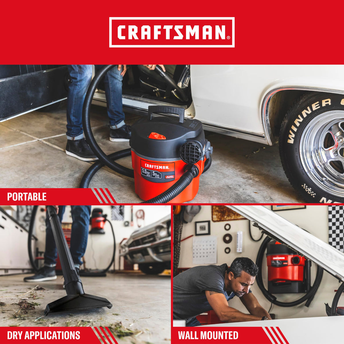 5 Gallon Wet Dry Shop Vacuum M825590