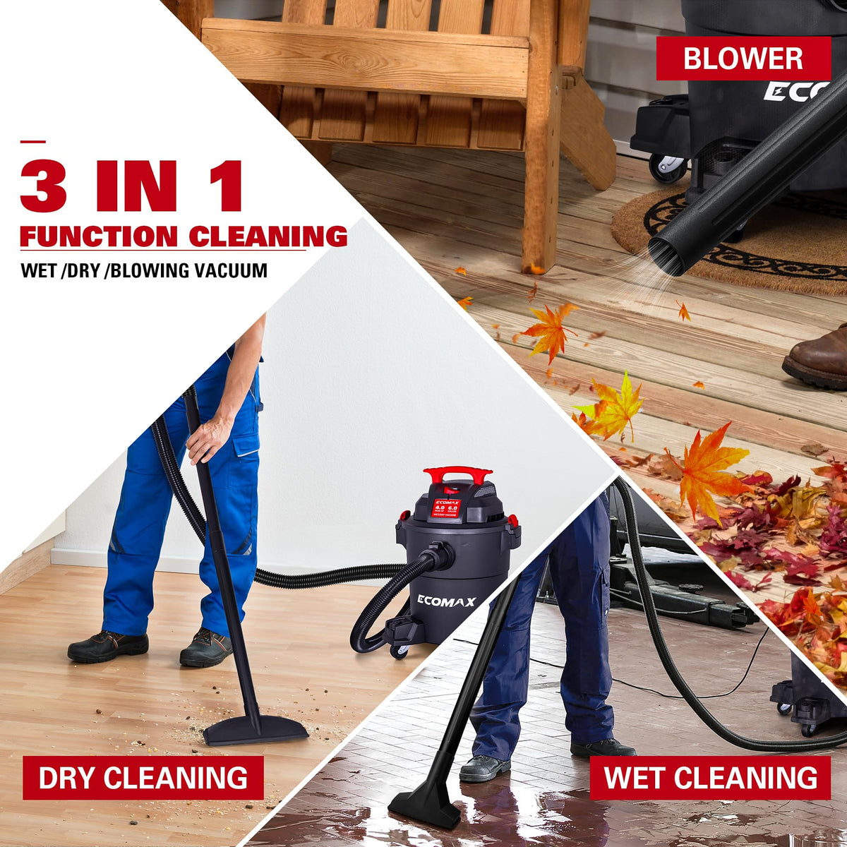 6 Gallon 4 HP Wet Dry Shop Vac U60688