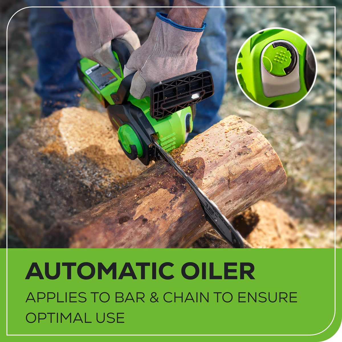 24V 12 in Cordless Electric Chainsaw K89306