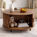 31.5" Round Coffee Table with Storage Q412447