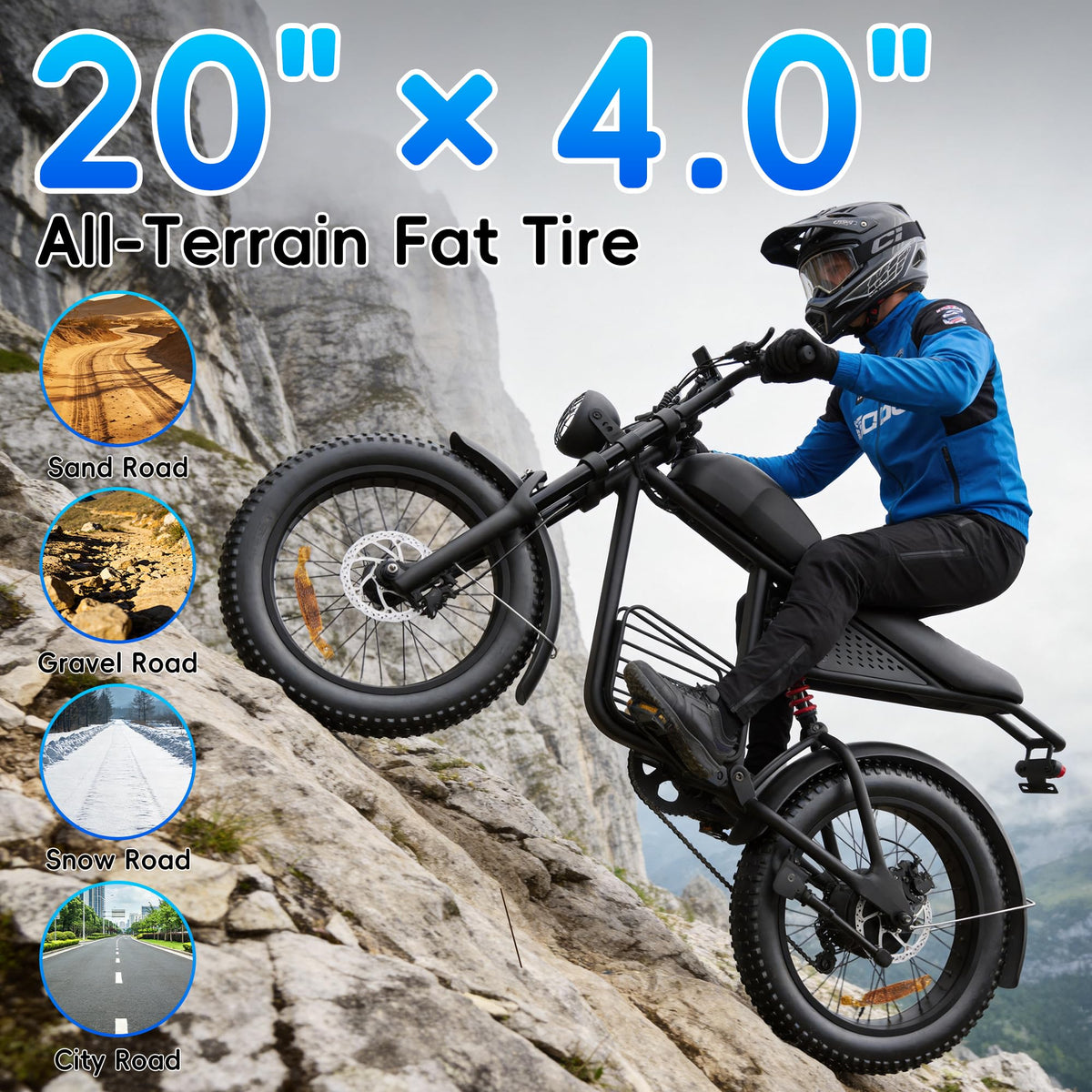 20" Fat Tire Electric Bike S928