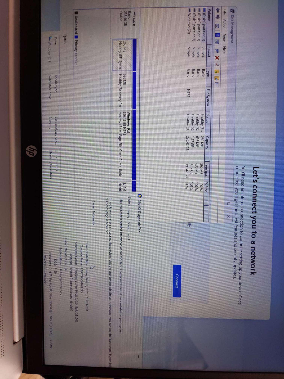 17.3" Touchscreen HD+ Business Laptop, Intel Pentium Silver N5030, 8GB DDR4 RAM, 256GB SSD, Windows 11 Pro I998